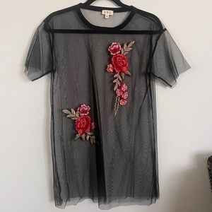 LF Sheer Cover Up Tshirt